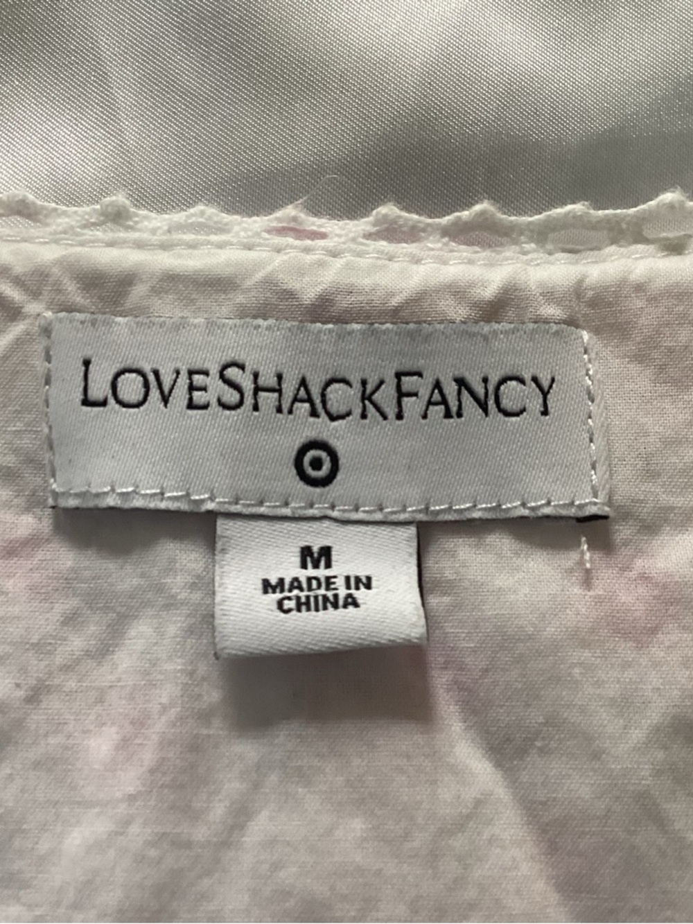 LoveShackFancy Pink and Mint Tiered Floral Midi Dress - Picture 2 of 5